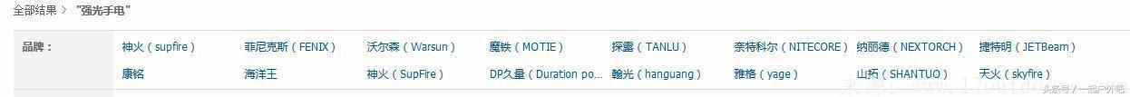 夜钓手电筒什么牌子好（中国强光手电四大品牌