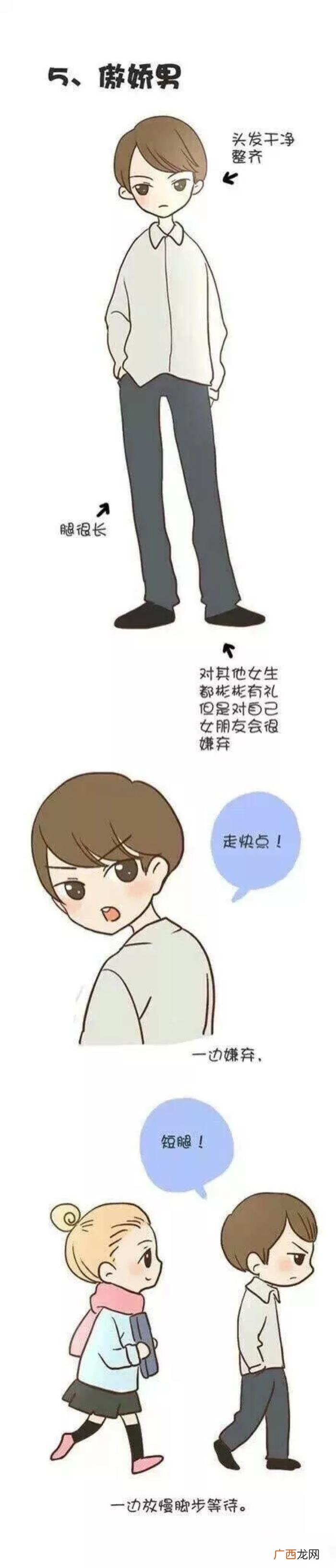 男生的八种类型，八种不同类型的男生
