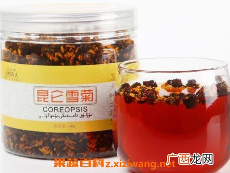 昆仑雪菊泡水喝的功效与好处