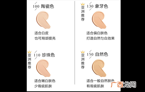 兰蔻菁纯气垫不同色号试色