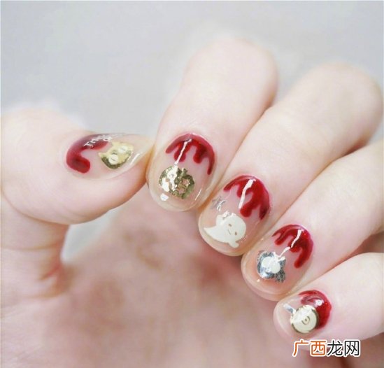 2018好看的红色美款式美甲图片推荐