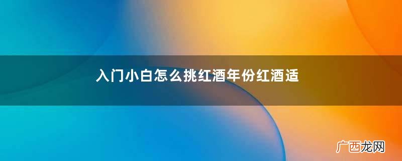 入门小白怎么挑红酒年份红酒适饮期在5年内
