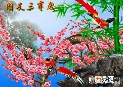 古诗岁寒三友指什么？岁寒三友的典故出自于哪