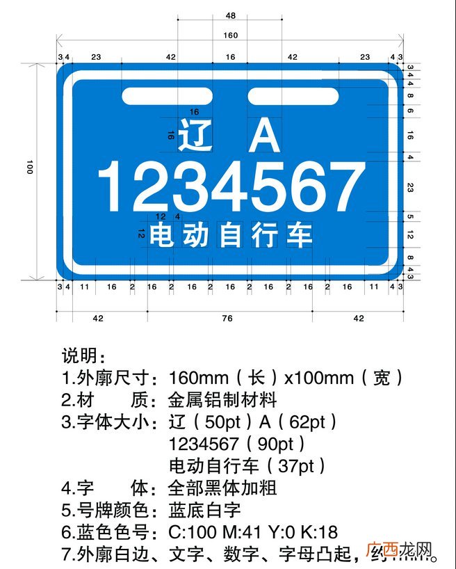 旅顺电动车上牌照样式