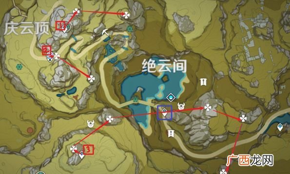 原神清心采集路线图-清心采集点大全