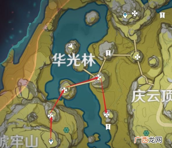 原神清心采集路线图-清心采集点大全