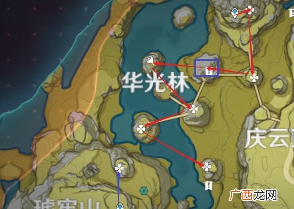 原神清心采集路线图-清心采集点大全