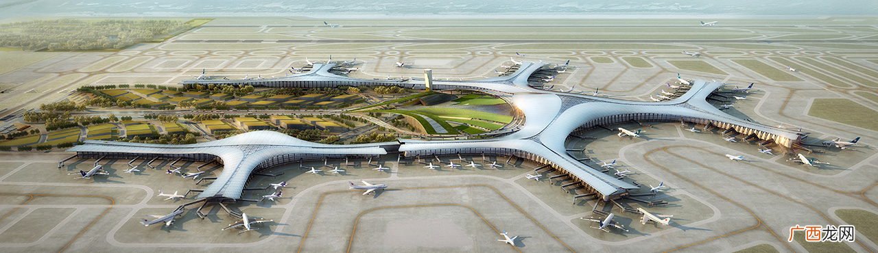 大连金州湾新机场最新效果图及周边规划图