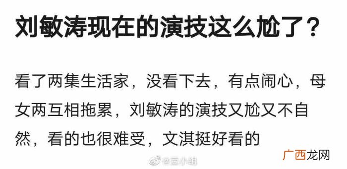 刘敏涛演保洁的电视剧,刘敏涛演技被嘲浮夸