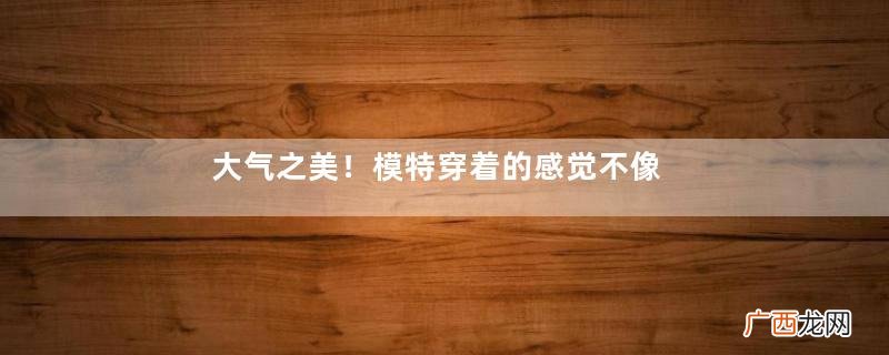 大气之美!模特穿着的感觉不像是健身装,更像是居家内衣