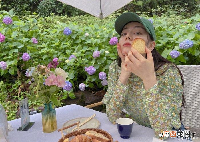 迪丽热巴微博绿洲，迪丽热巴晒田园绿洲九宫格照片