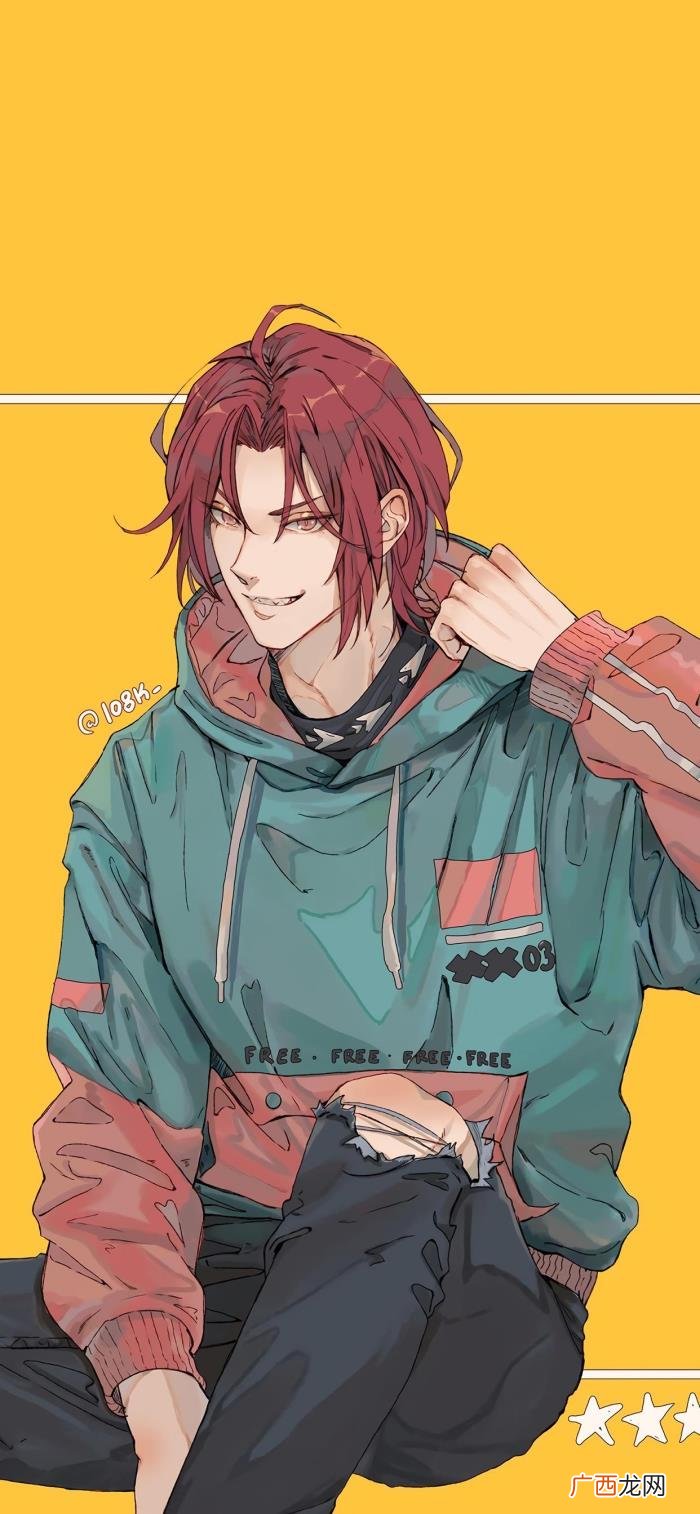 二次元图片壁纸，二次元帅气男生插画壁纸