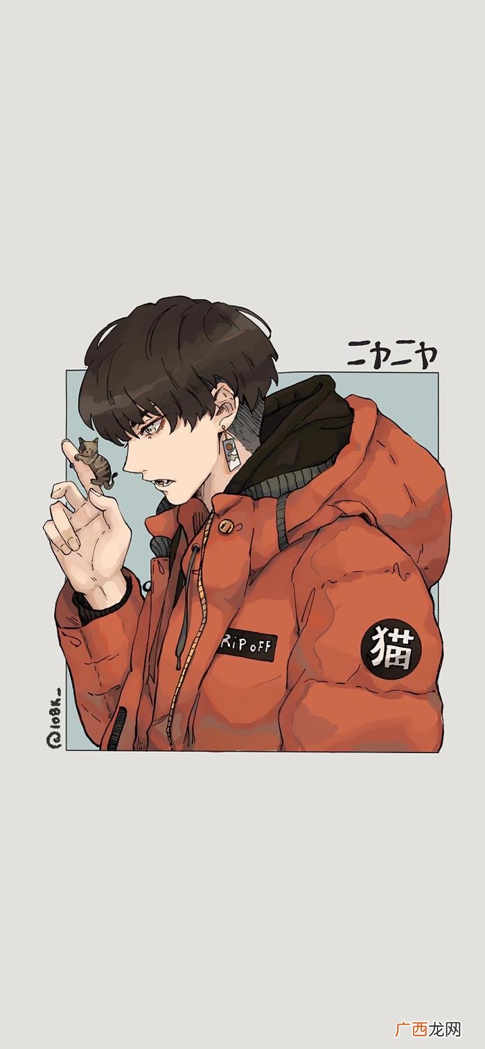 二次元图片壁纸，二次元帅气男生插画壁纸