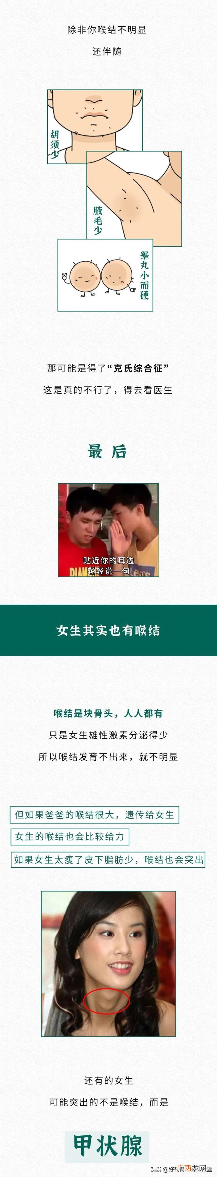 为什么不能摸男生喉结，男生的喉结为什么不能摸