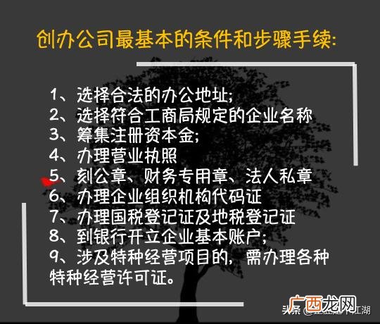 创立自己的公司需要怎么做,成立公司的必备条件