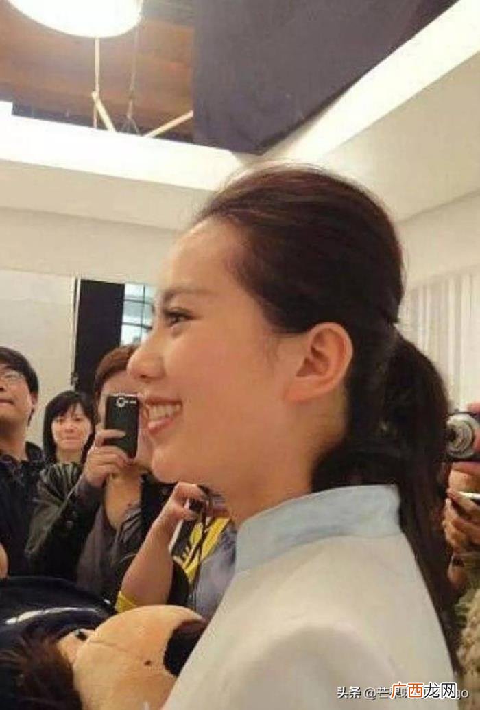 刘诗诗的头是扁的吗，刘诗诗的扁头怎么不见了