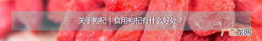 枸杞有什么营养价值 什么人吃枸杞好