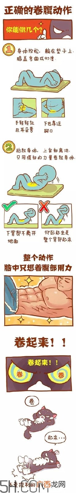 仰卧起坐一天做多少个合适？仰卧起坐可以练出马甲线吗