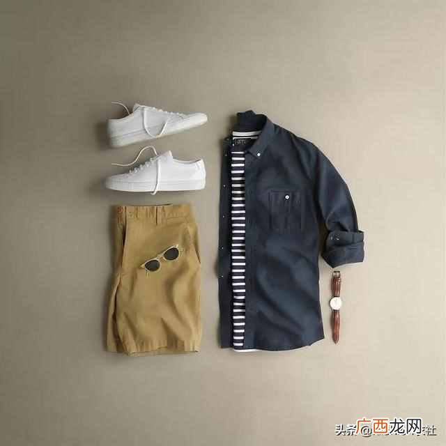 男生短裤配什么衣服时尚（男生短裤配什么衣服