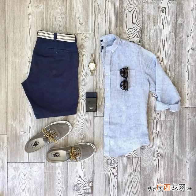 男生短裤配什么衣服时尚（男生短裤配什么衣服