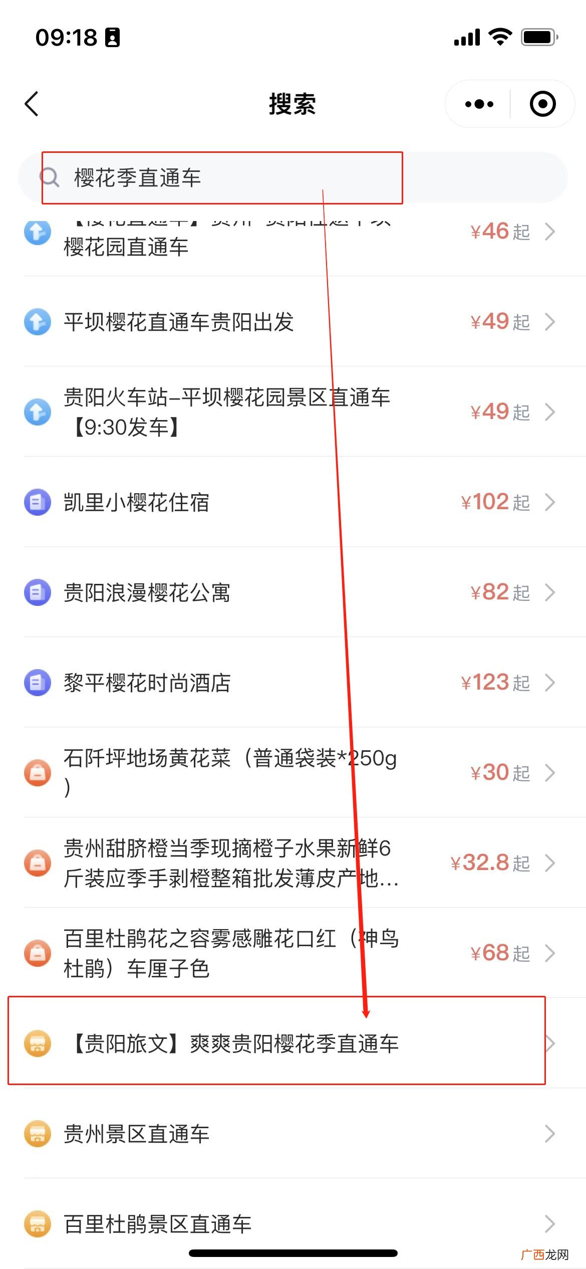 附购票须知 贵阳到平坝樱花园直通车购票流程指南