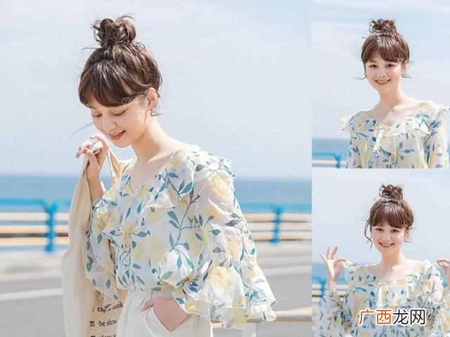 梳丸子头穿什么衣服好看（夏季梳丸子头适合穿