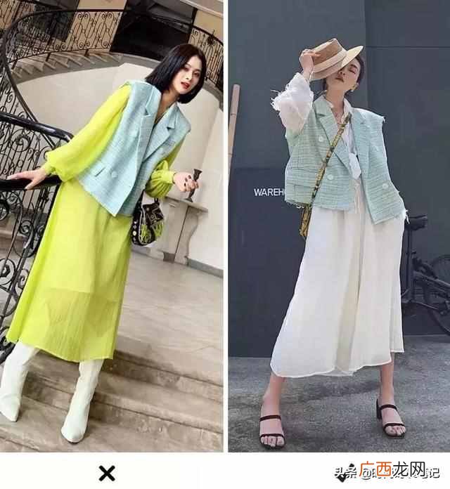 女生穿西服马甲搭配什么裤子好看（时髦西装马