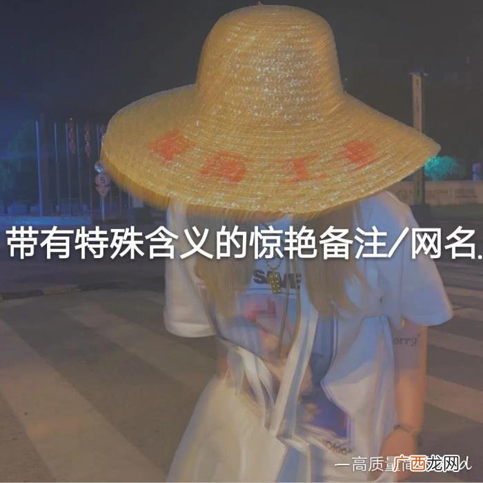 女朋友备注特别的昵称，带有特殊含义的的惊艳备注/网名