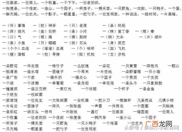 什么是量词。量词有哪些!