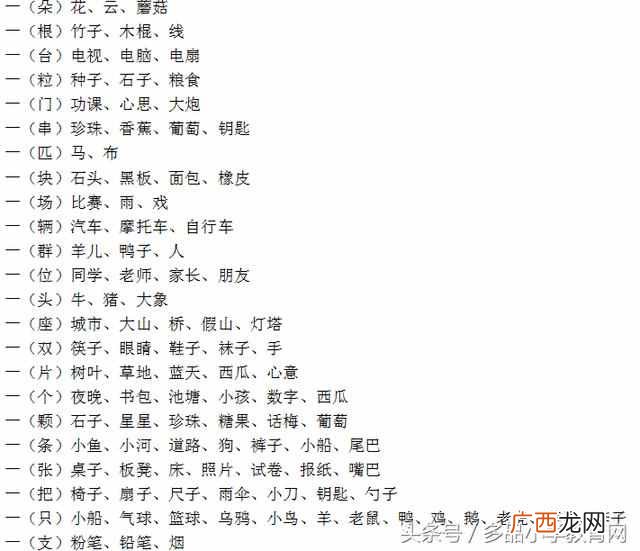 什么是量词。量词有哪些!