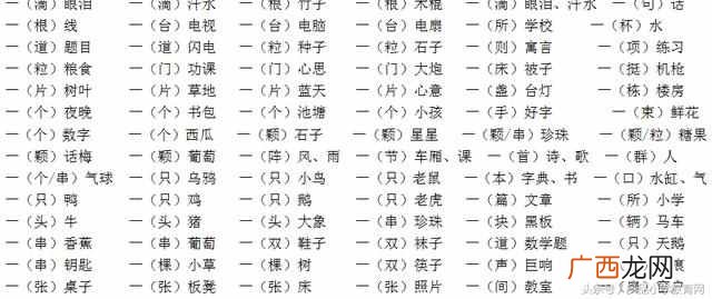 什么是量词。量词有哪些!