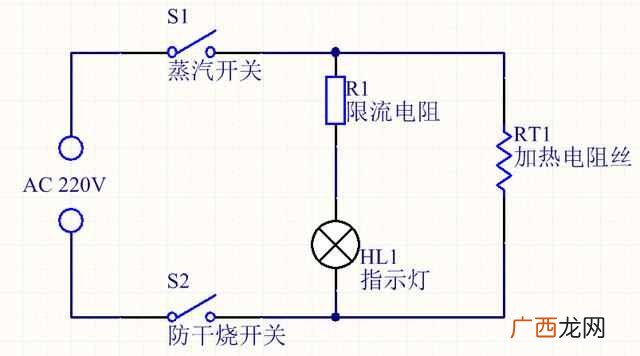 电水壶原理线路图,一看就懂了