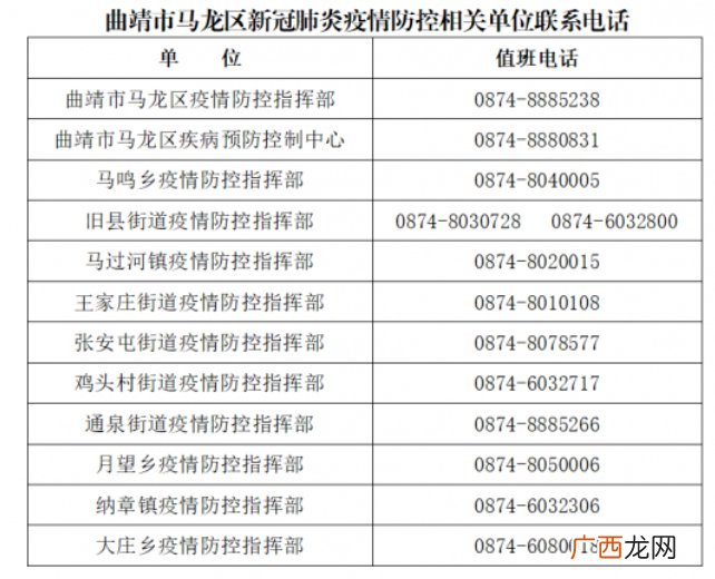3月13日曲靖市马龙区急寻次密接者