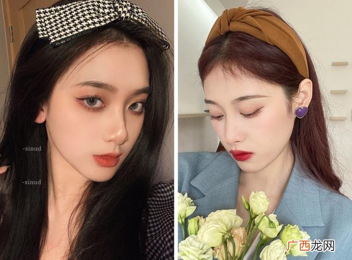 长中分发型女，最容易出美女的中分发型