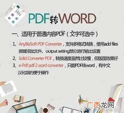 怎么把PDF转换成WORD？附详细的图文教程