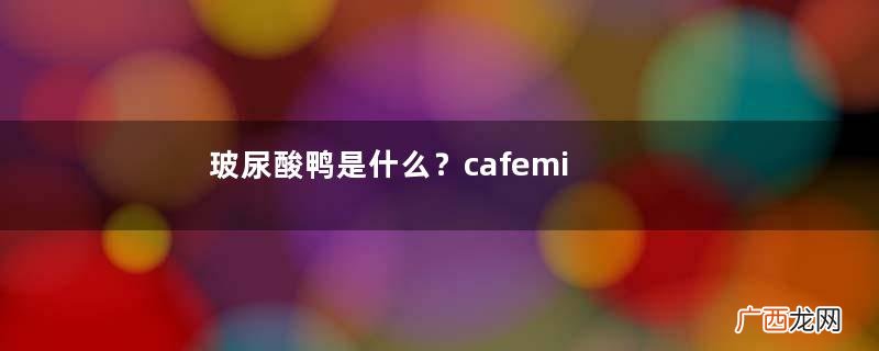 玻尿酸鸭是什么?cafemimi玻尿酸鸭为什么这么火