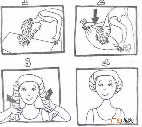 怎么用毛巾包头发？如何用毛巾包头发图解