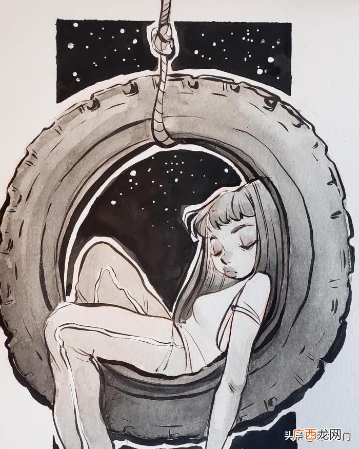 卡通人物画，几个步骤就能画出一幅炫彩的卡通人物肖像