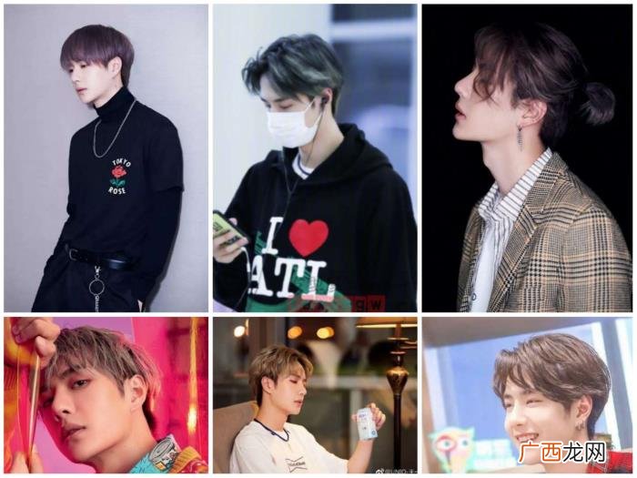 吴亦凡发色，吴亦凡鹿晗蔡徐坤朱正廷王一博能经得起彩虹发色考验的才是帅哥