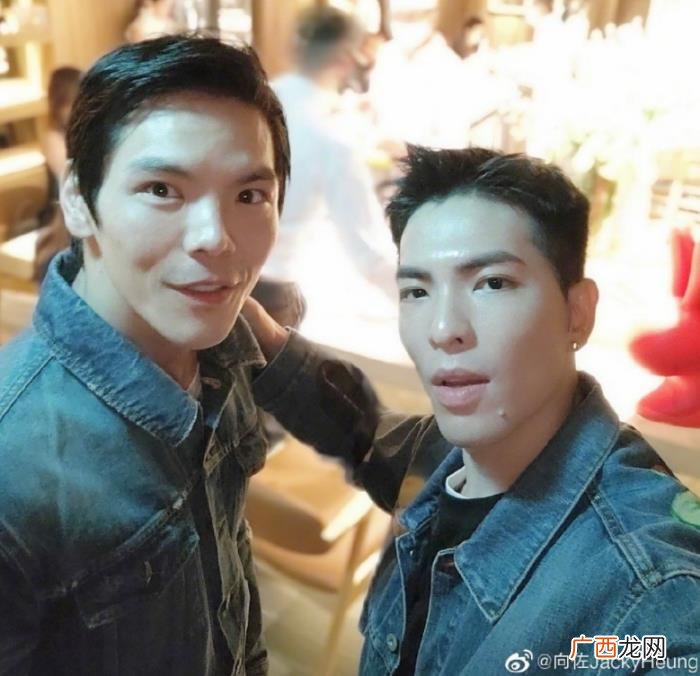 向佐萧敬腾,向佐晒与萧敬腾"撞脸照"