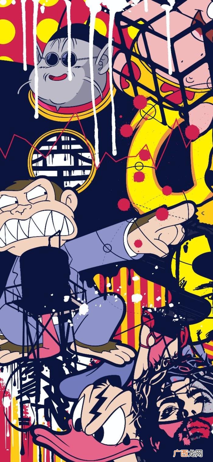 炫酷漫画壁纸，炫酷色彩动漫壁纸
