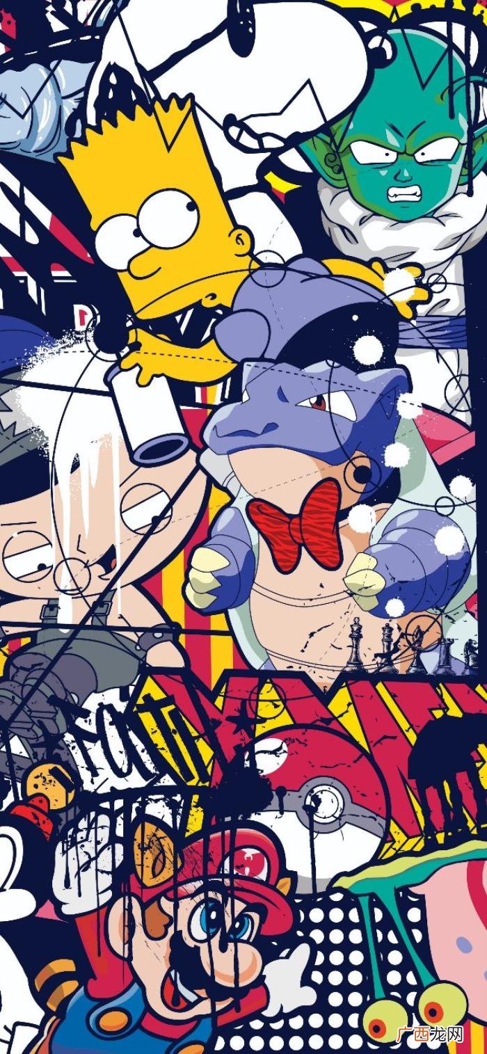 炫酷漫画壁纸，炫酷色彩动漫壁纸