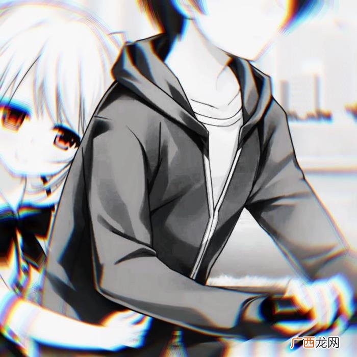 高冷情侣头像一男一女,黑白情侣头像一男一女