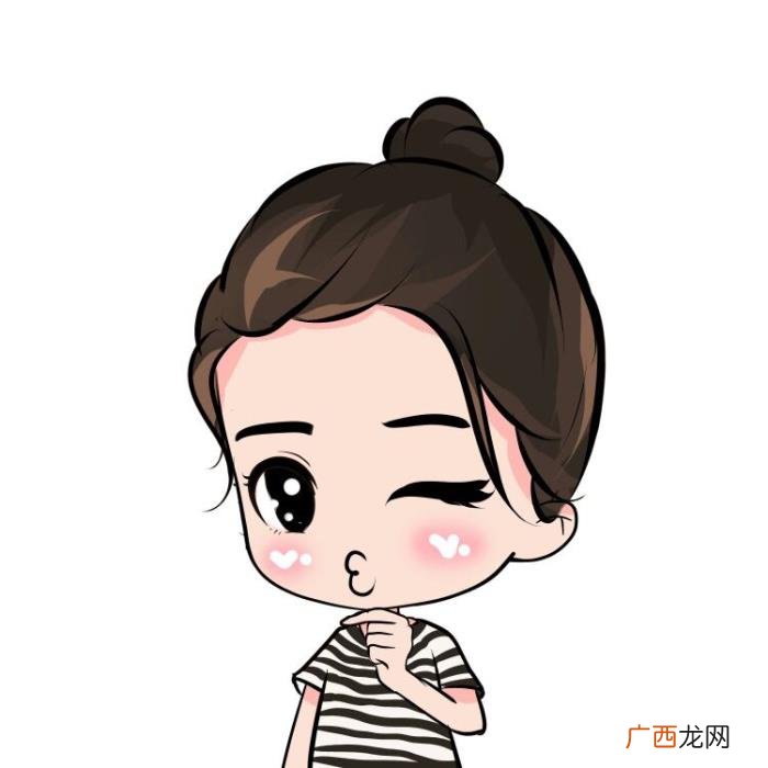 可爱头像卡通女生，可爱简约的卡通头像女生头像分享