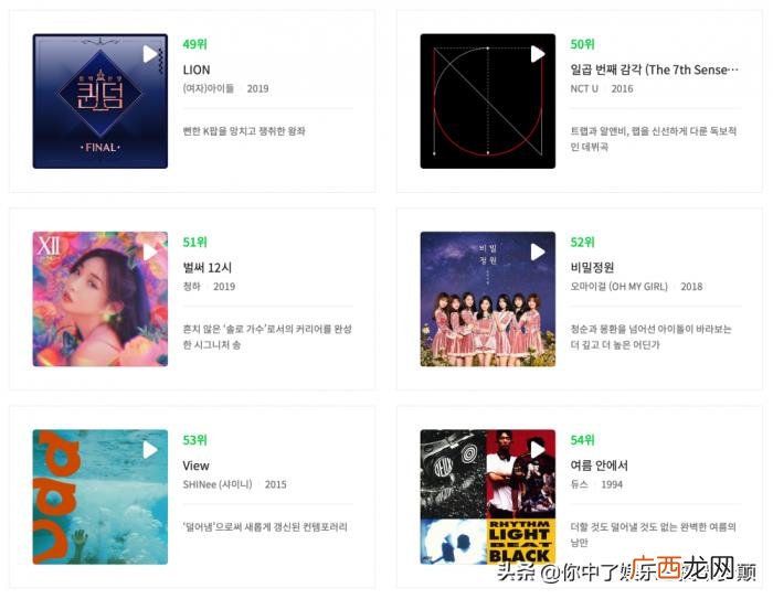 韩国有名歌曲有哪些，韩国乐坛选出100首有史以来最佳的韩国流行音乐