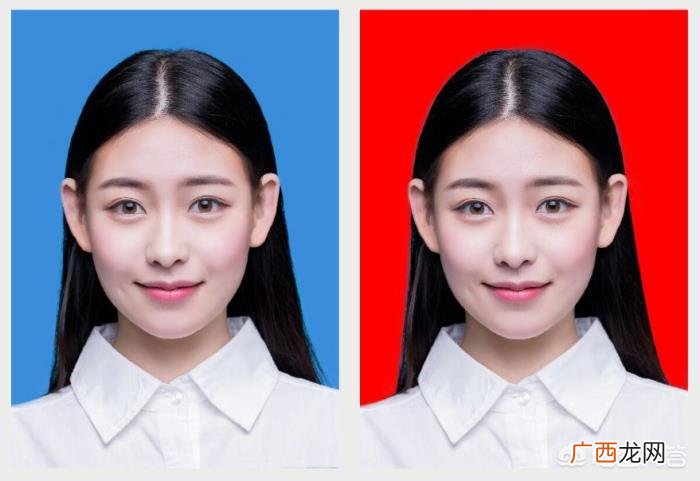 白底证件照，手机5分钟快速将蓝底证件照更换成红底或者白底