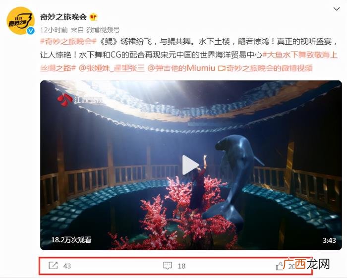 大鱼海棠现代舞教学，真人大鱼海棠水下舞蹈美出新高度。网友