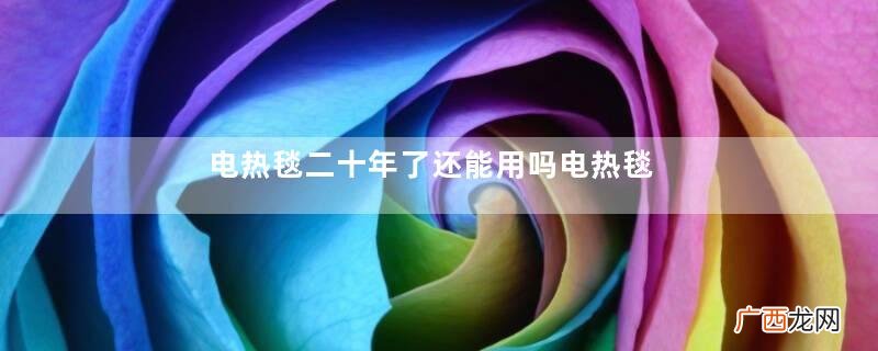 电热毯二十年了还能用吗电热毯儿童能睡吗