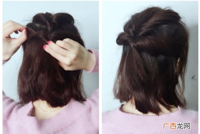 短发怎么扎好看，女生短发如何编好看