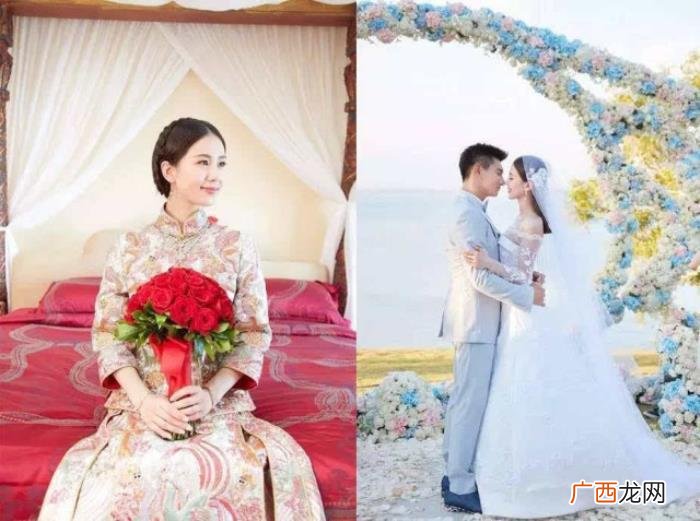 张靓颖婚纱，张靓颖婚纱还没黄晓明妈妈穿的讲究